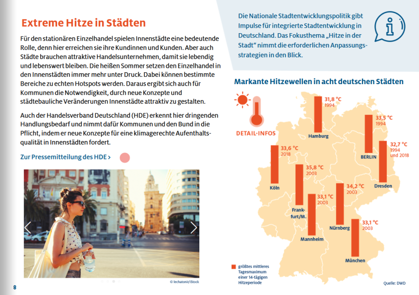 HDE-Adapt_FlipBook_Hitzevorsorge_Einzelhandel_Hitze_Innenstadt